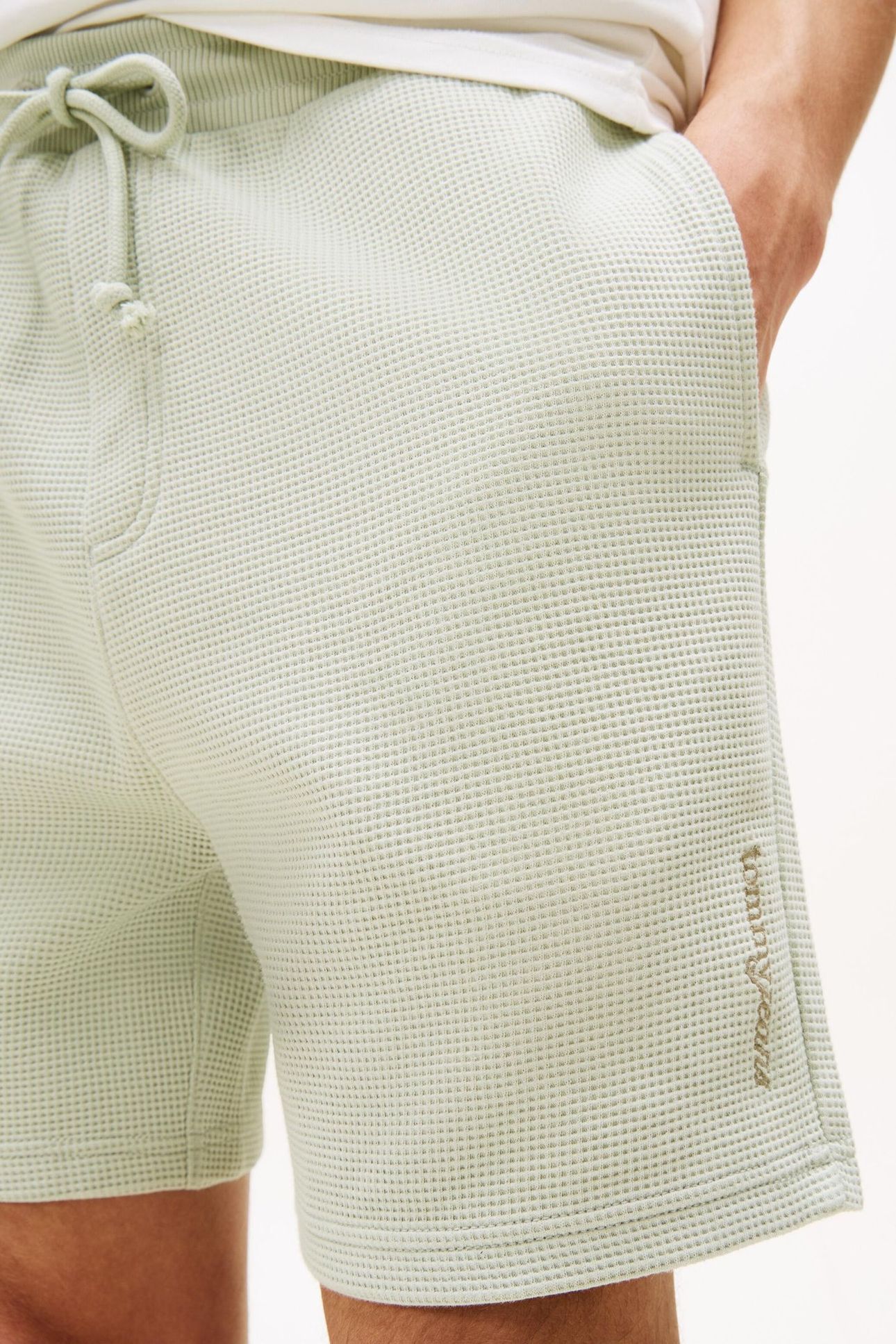 TJM RELAXED WAFFLE SCRIP MISTY SAGE 5