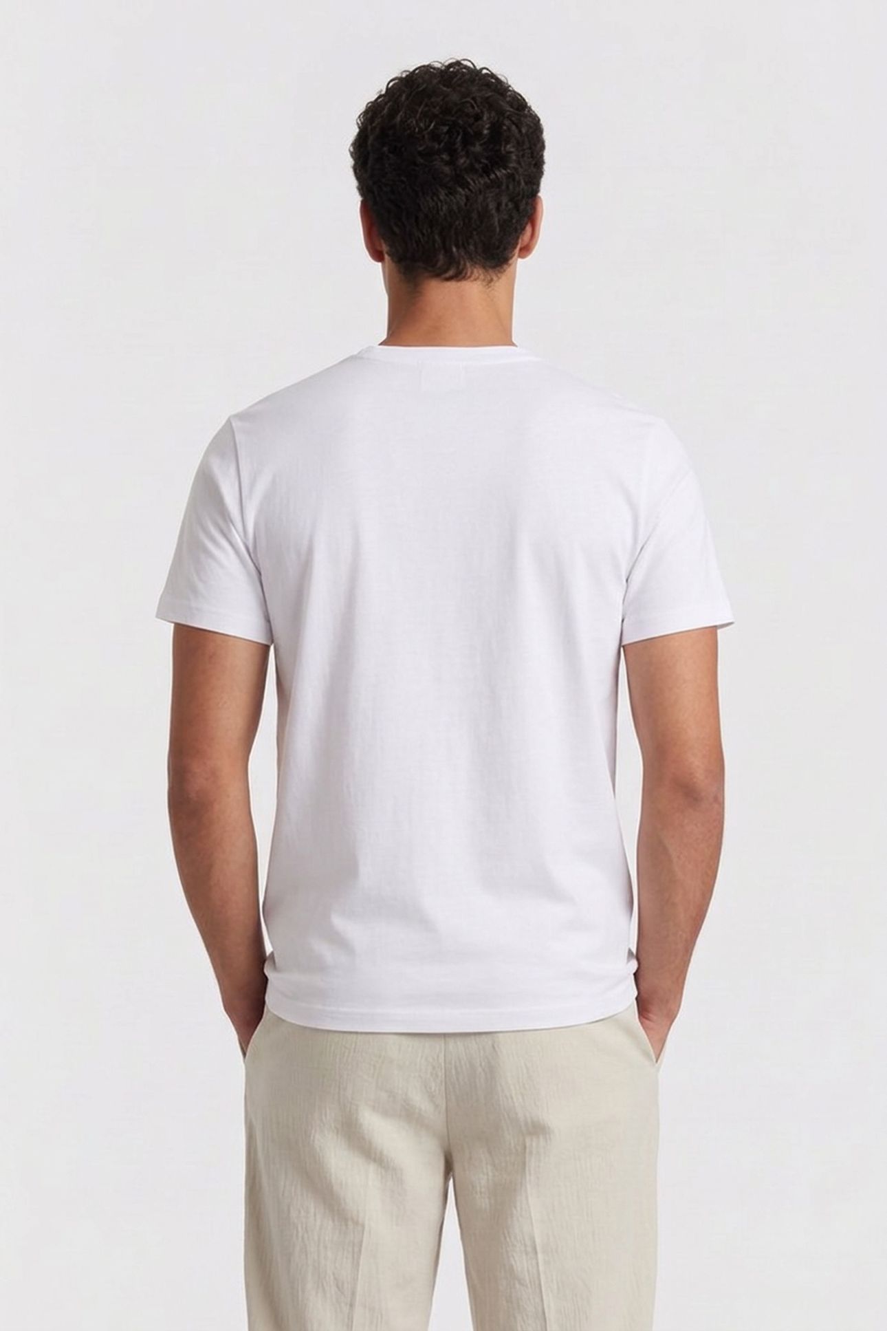 UNISEX T-SHIRT SHORT SLEEVE APPLE WHITE 4