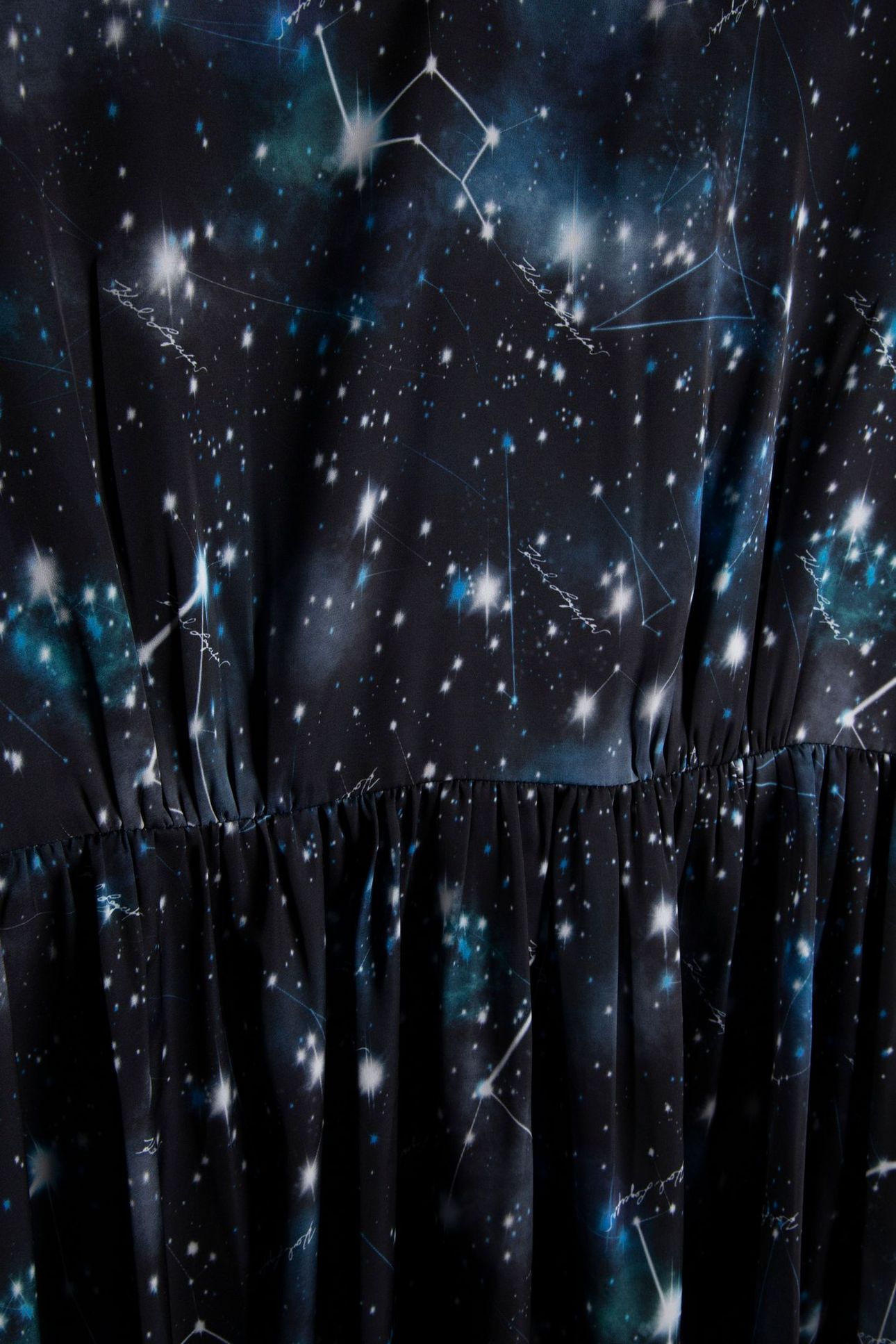 COSMIC PRINT LS DRESS BLACK 4