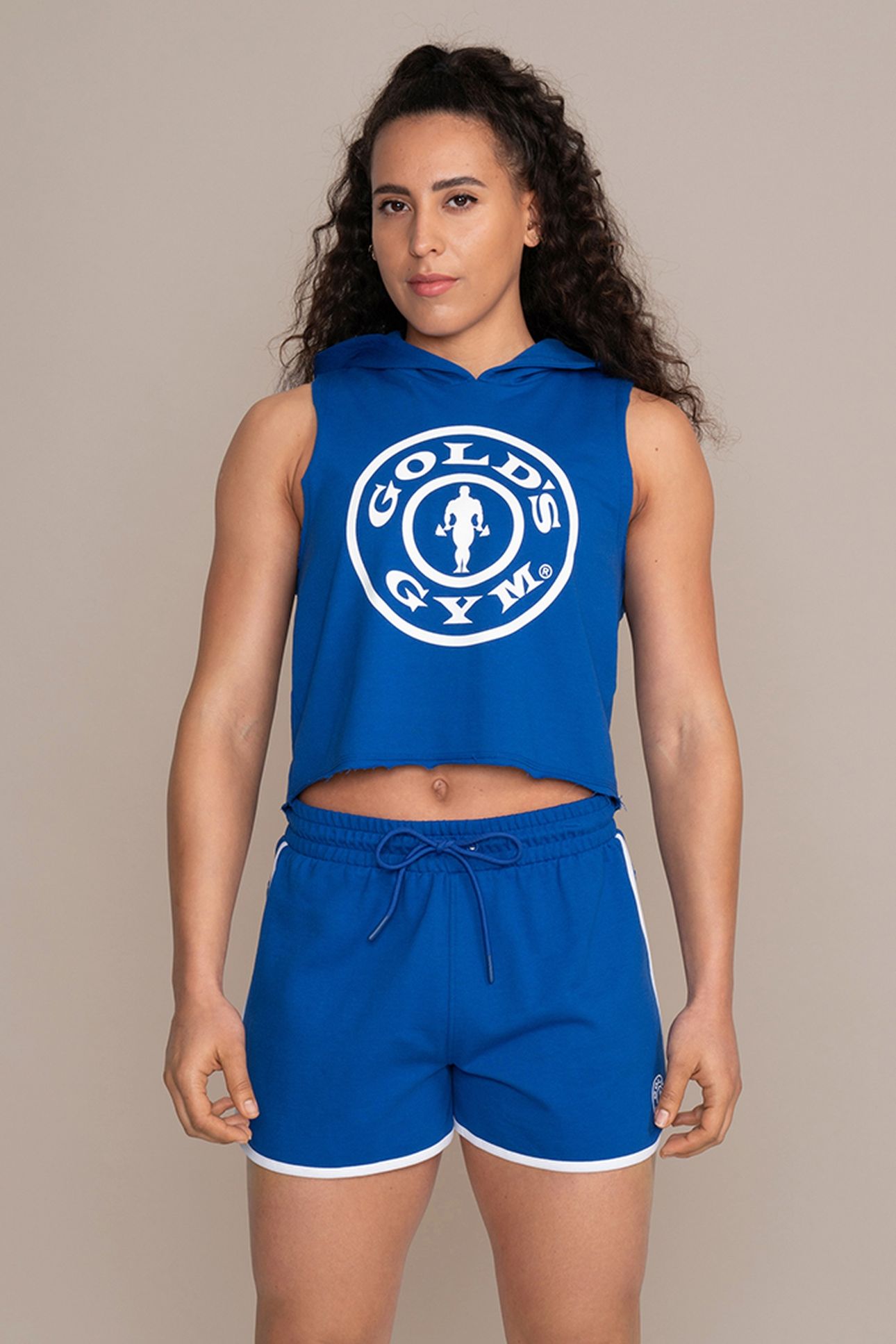 LADIES HOODED TANK ROYAL 2