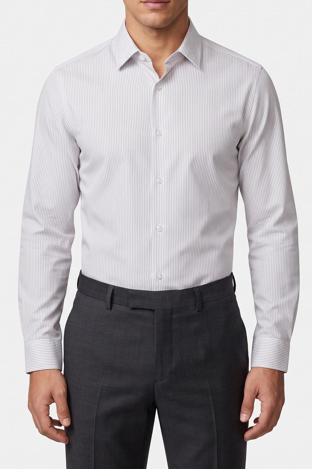 SLIM MID TWILL SHIRT FOREST 1