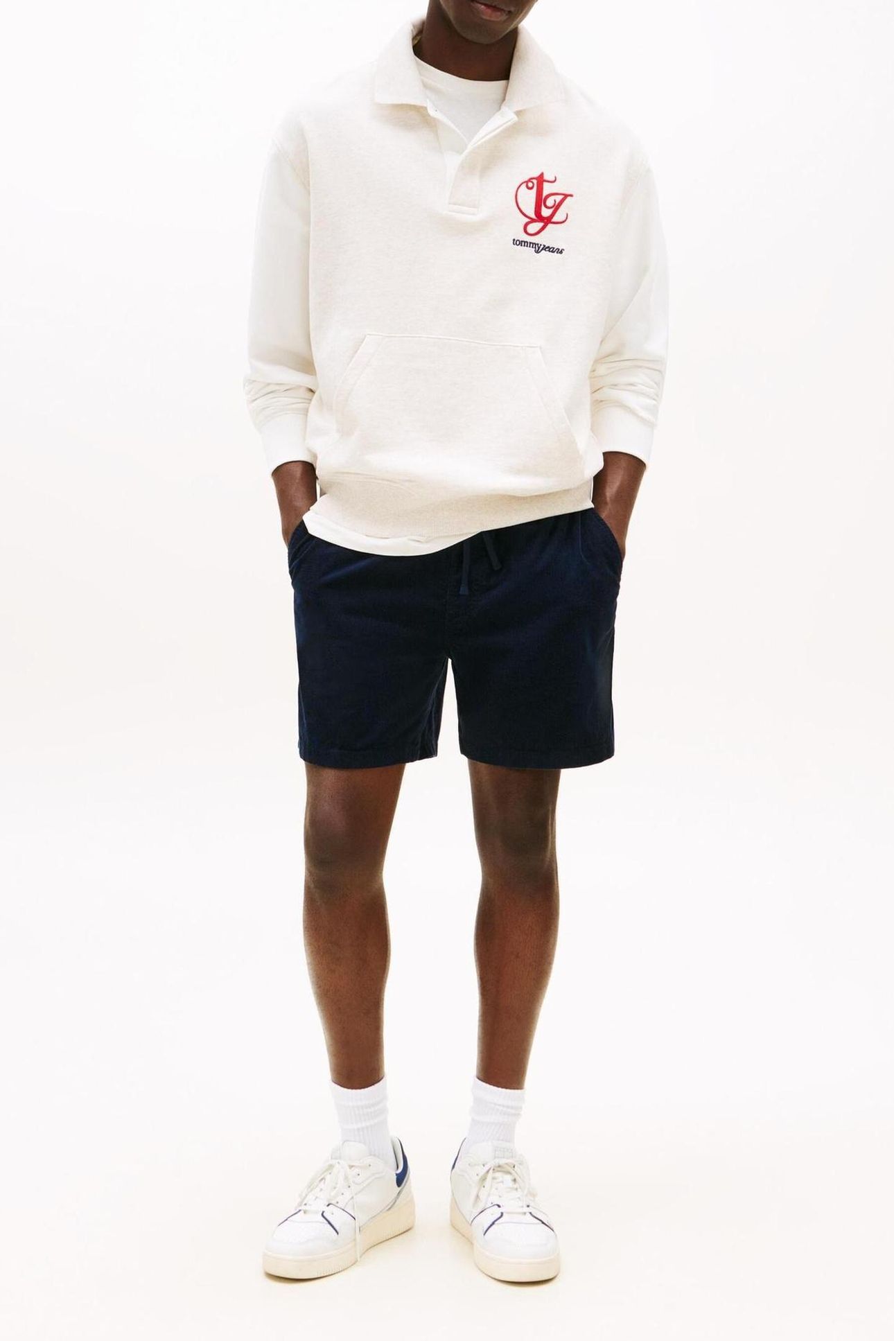 TJM LIGHT CORD SHORT DARK NIGHT NAVY 2