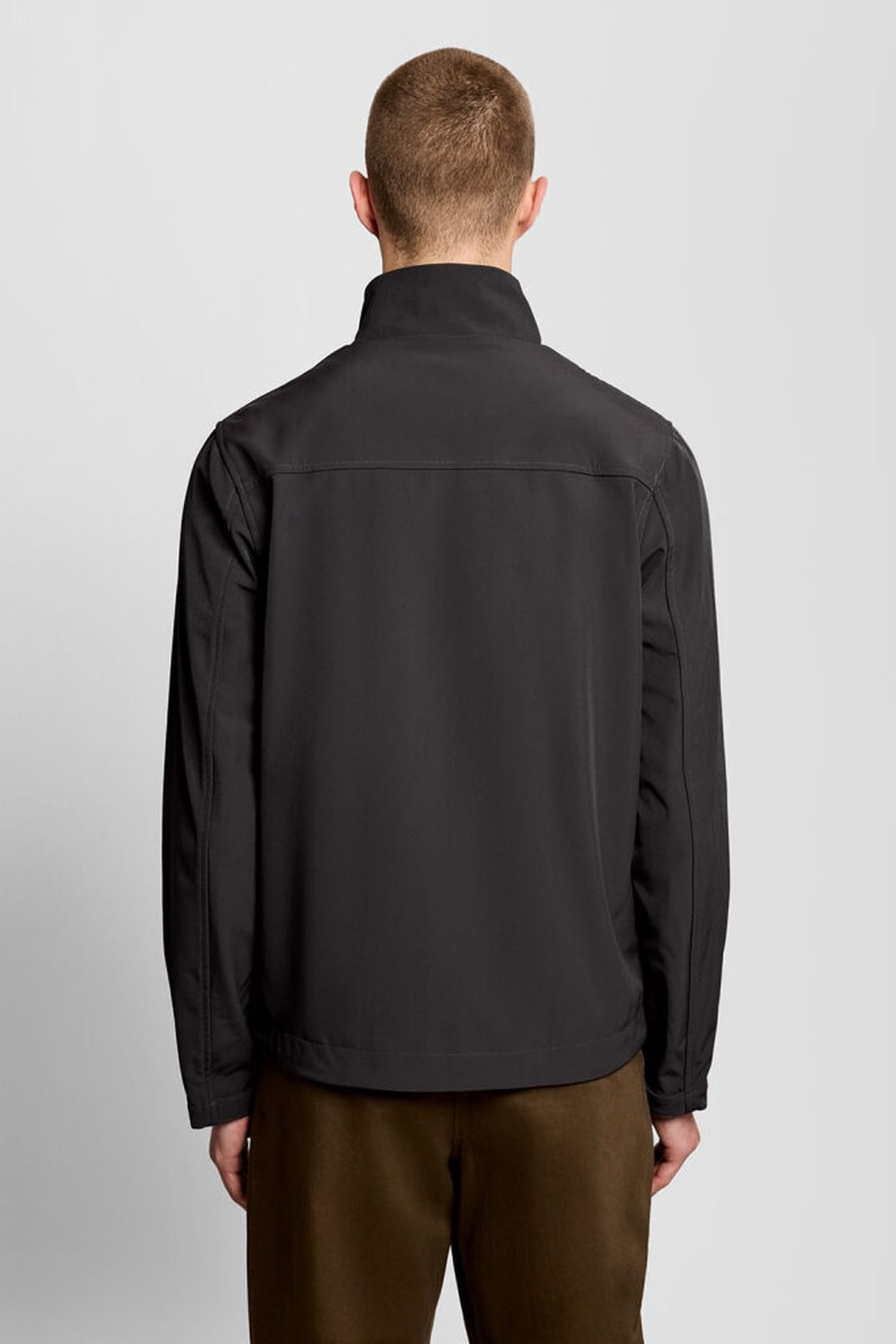MESH BACK SOFTSHELL FUNNEL NECK JACKET GUNMETAL 2