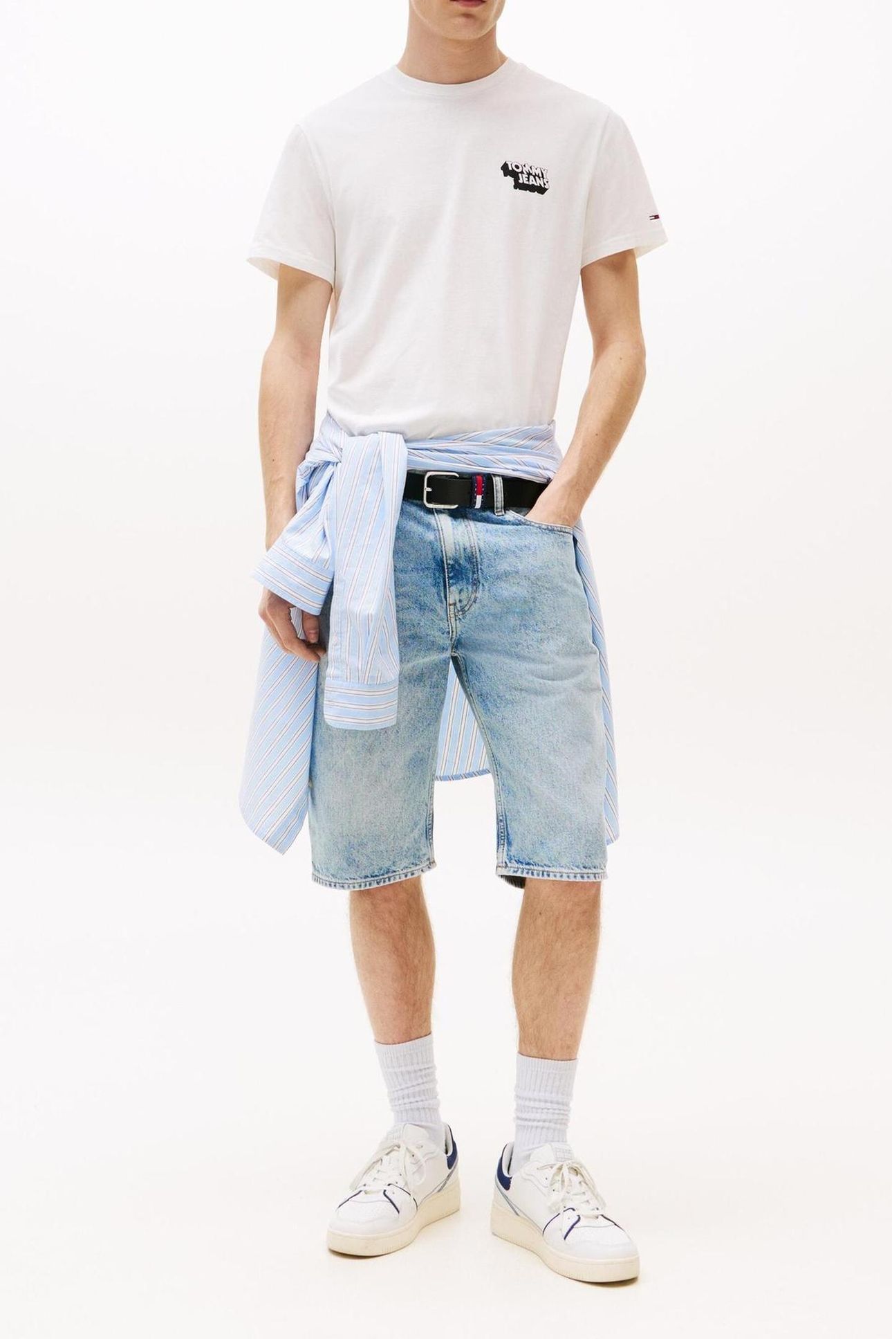 TJM SLIM STACK LOGO ECRU 2