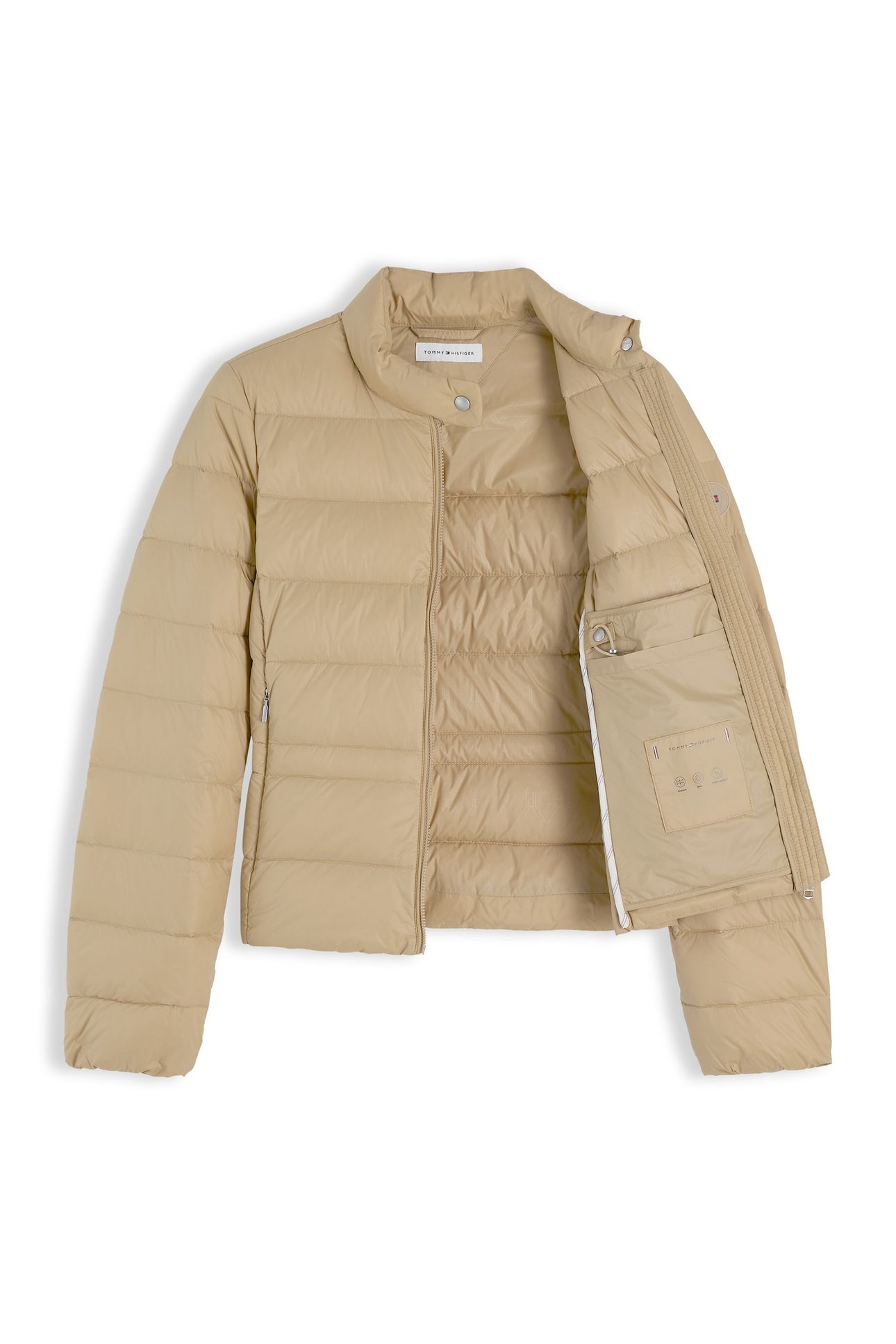 LIGHTWEIGHT DOWN PACKABLE JACKET BEIGE 4