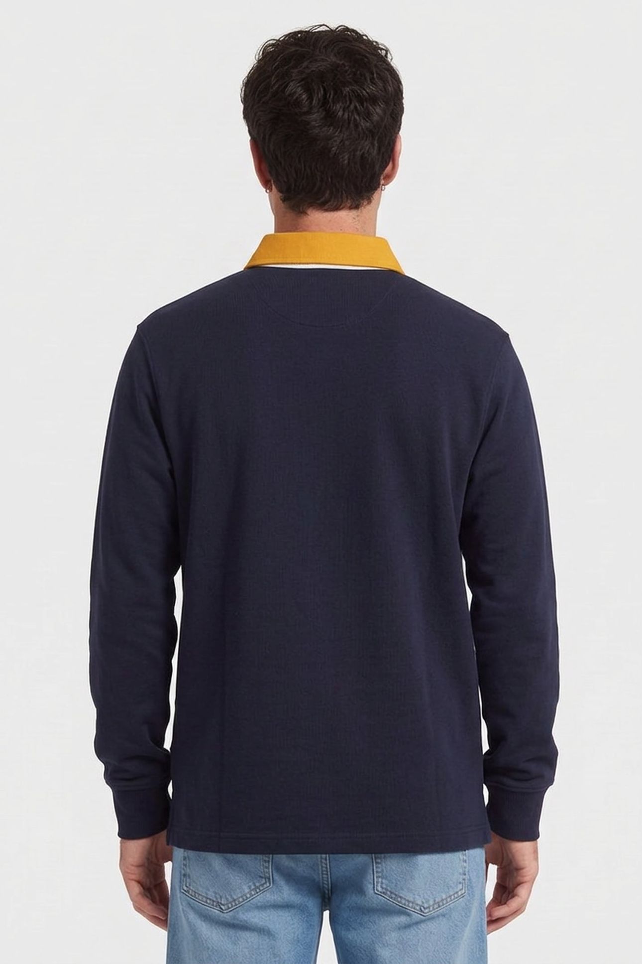 BLOCKED HEAVY RUGGER EVENING BLUE 2