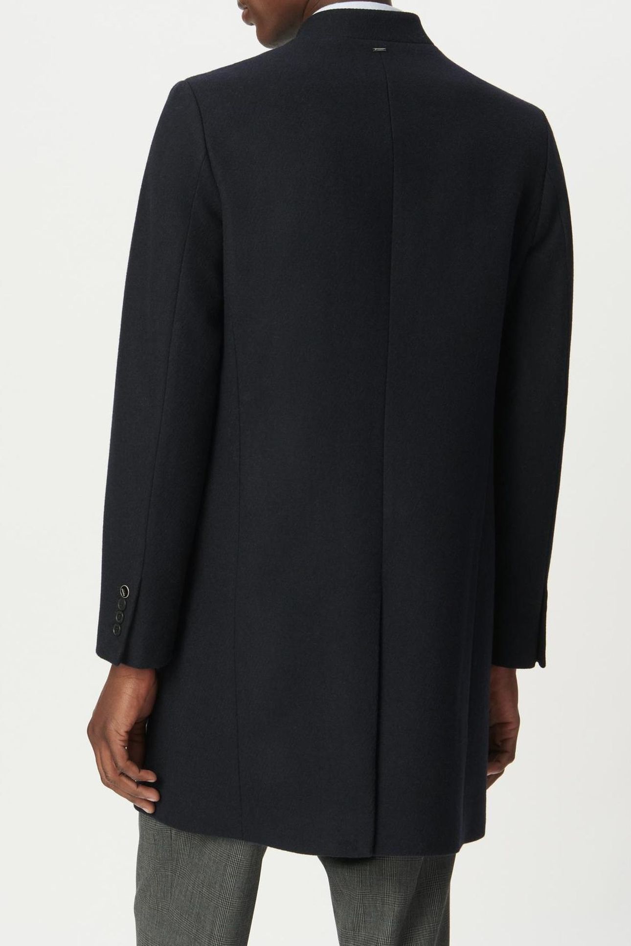 NAVY ZIPPED OFFICER COAT 2