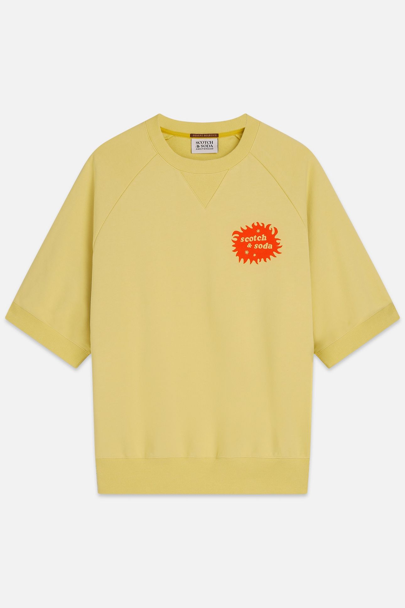 FRONT AND BACK ARTWORK LOOSEFIT SHORTSLEEVE SWEATSHIRT BRIGH 1