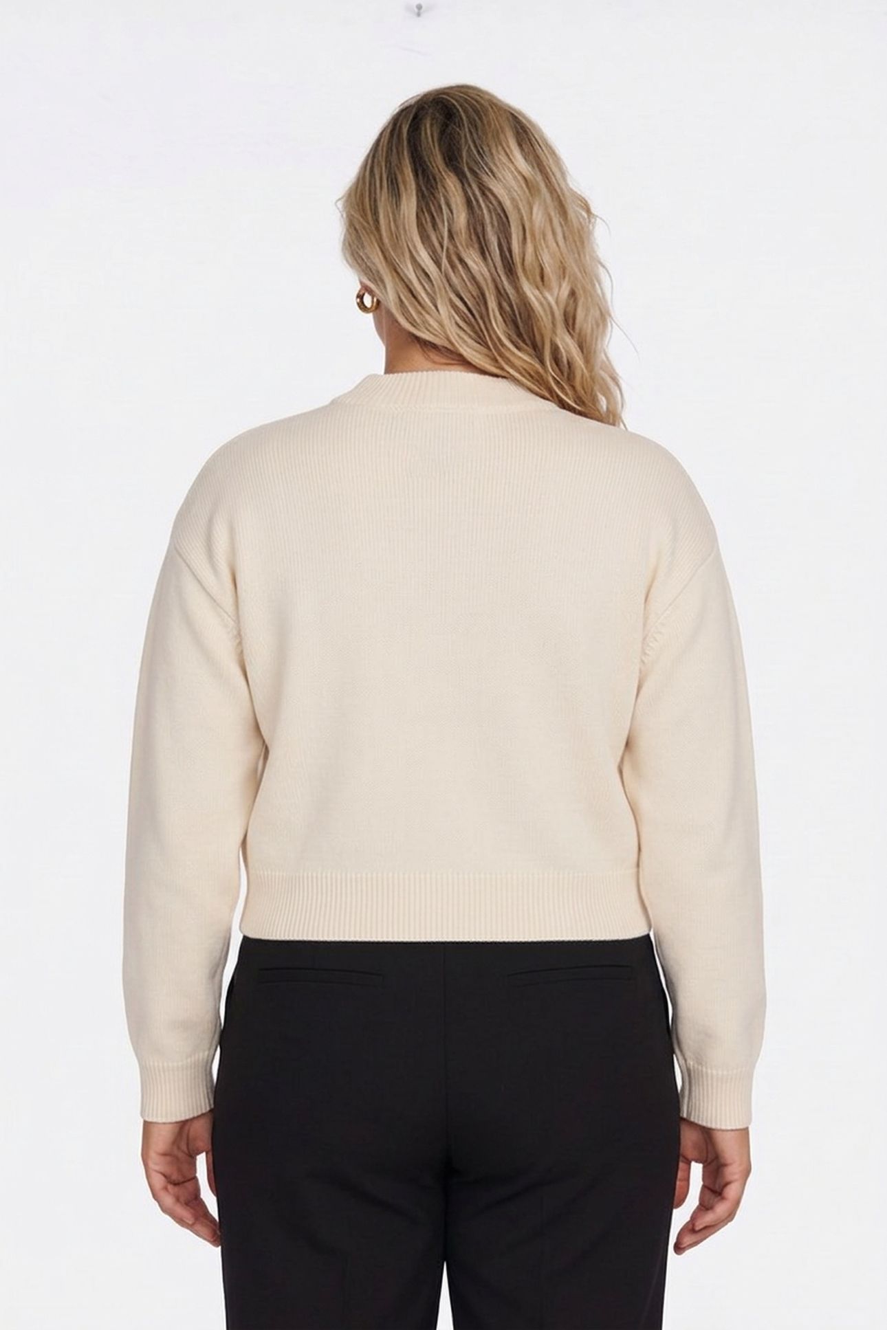 SWEATER CREW NECK ECRU 2
