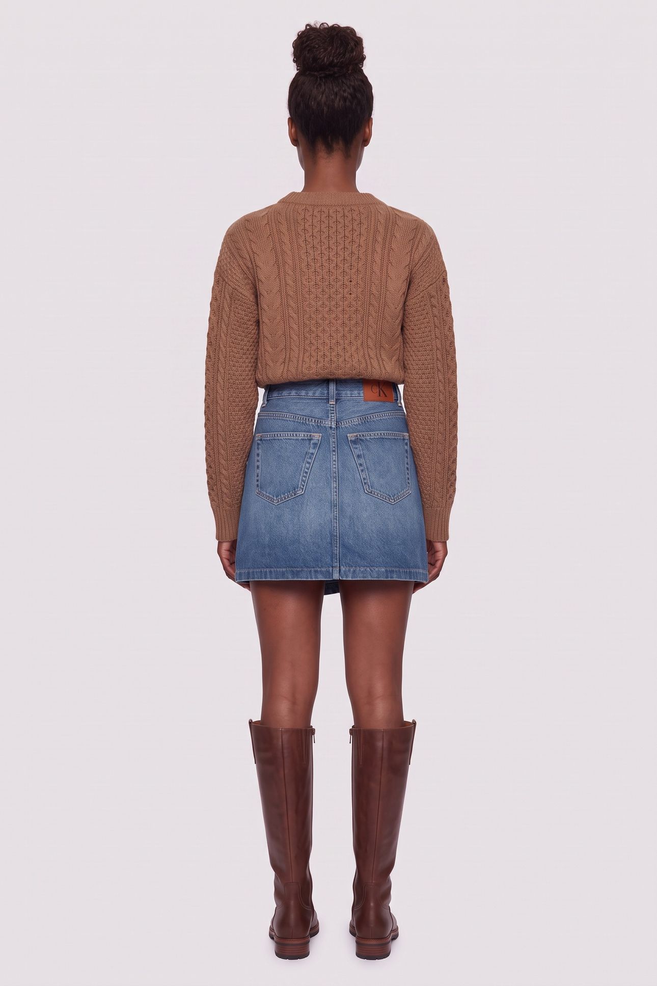 DENIM MINI WRAP SKIRT COLD SPRINGS 2