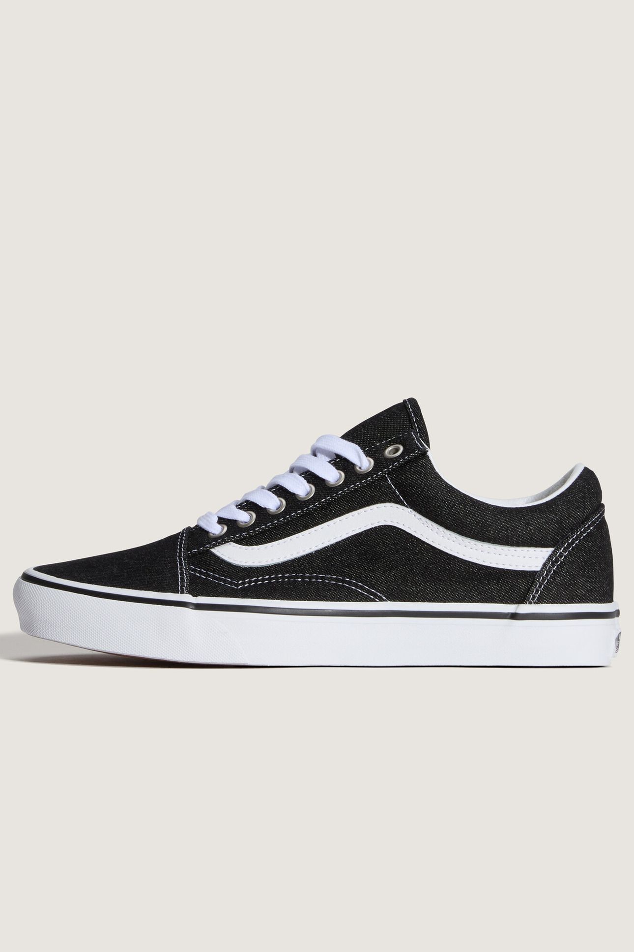 UNISEX OLD SKOOL DENIM BLACK/TRUE WHITE 2