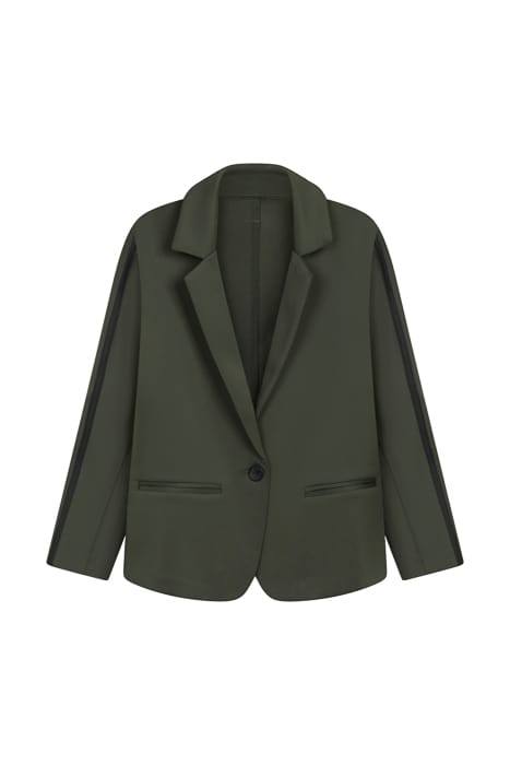 GIRLS REED BLAZER DARK ARMY 1