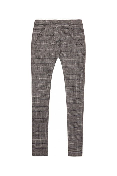GIRLS AGGY GREY MELANGE CHECK 1