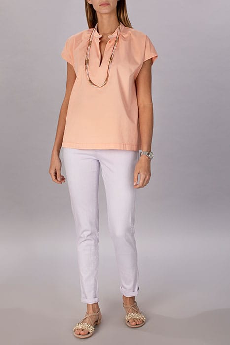 COTTON OVERSIZED SHIRT ORANGE 5