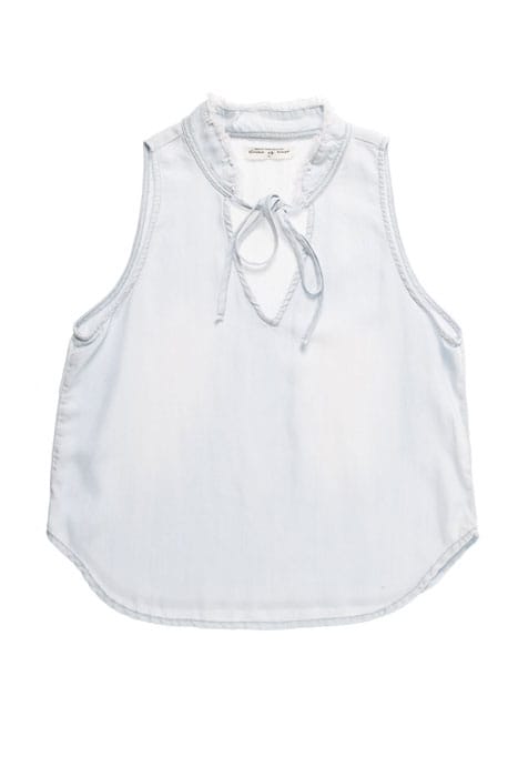GIRLS SIL TOP STYLISH BLUE 1