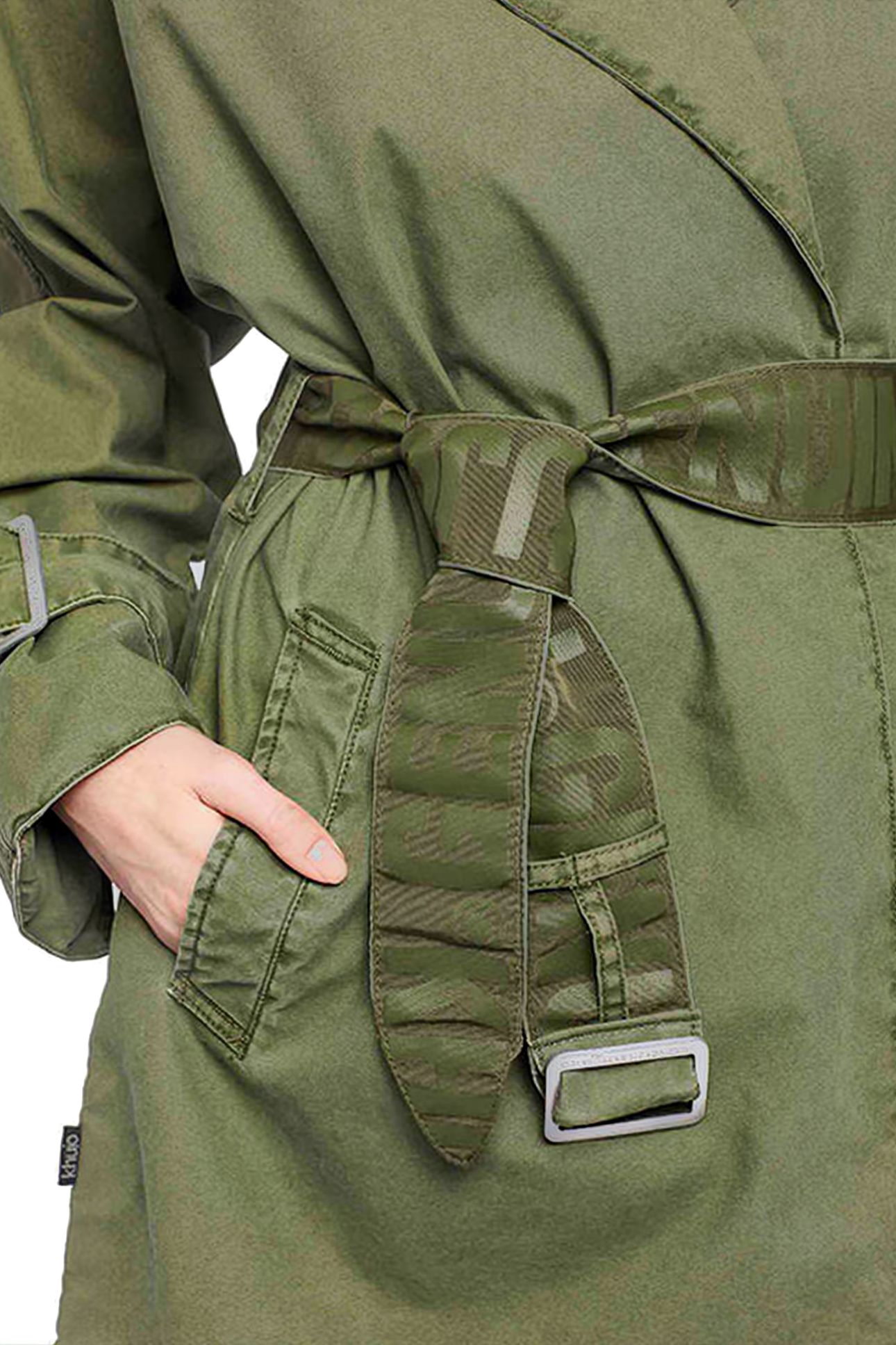 LUCILLE COAT LIGHT OLIVE 8