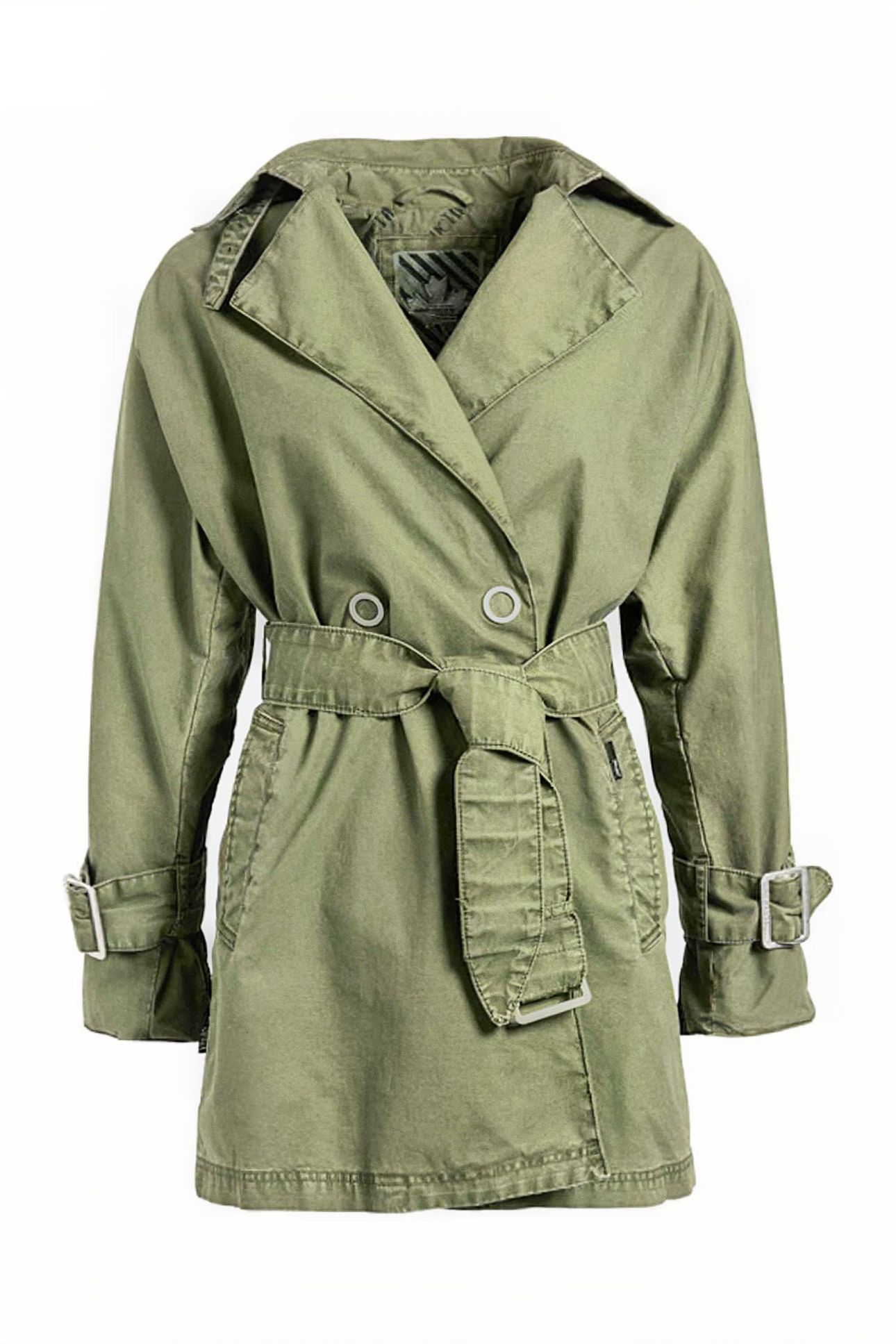 LUCILLE COAT LIGHT OLIVE 1