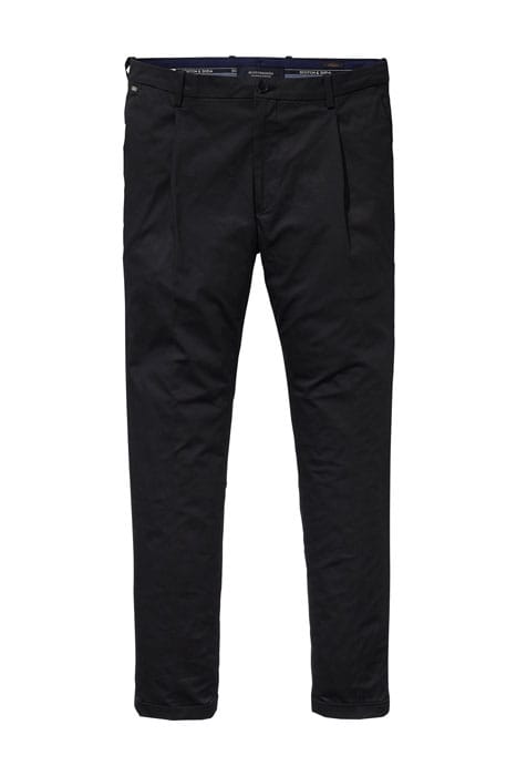 BLAKE - CHIC PLEATED CHINO PANT BLACK 1
