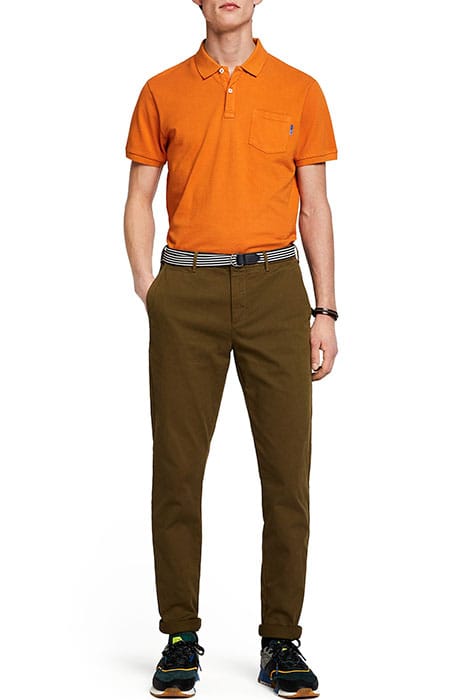 BLAUW GARMENT DYED POLO GOLDFISH 5