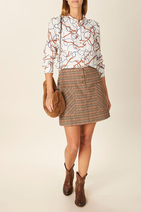 LARGE POCKET SKIRT BLUE 4