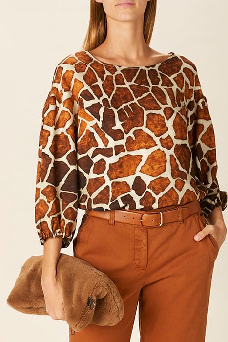 LOOSE SLEEVE SHIRT BROWN 2