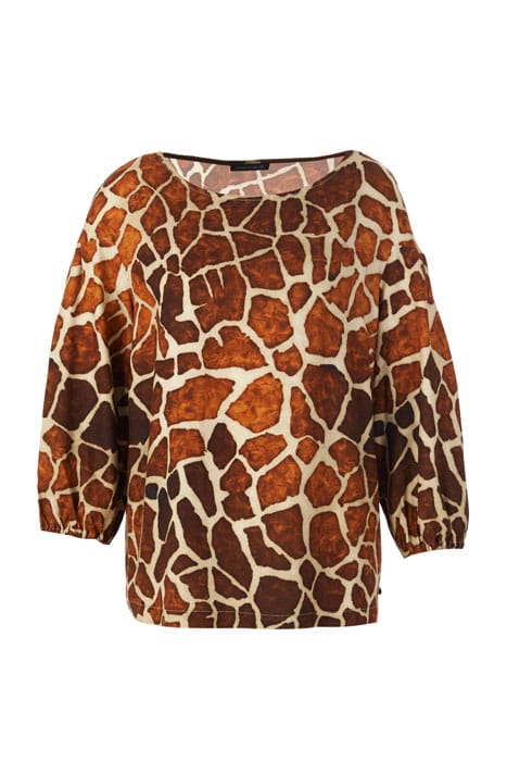 LOOSE SLEEVE SHIRT BROWN 1