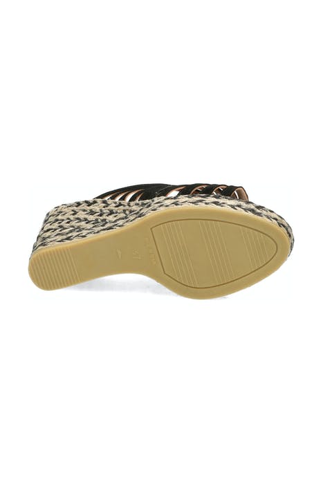 ESPADRILLE SLIPPER 8 CM LUXURY SUEDE BLACK 5