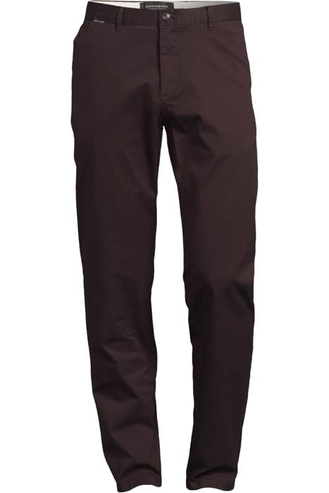 STUART- CLASSIC CHINO COTTON QUALITY  BORDEAUBERGINE 1