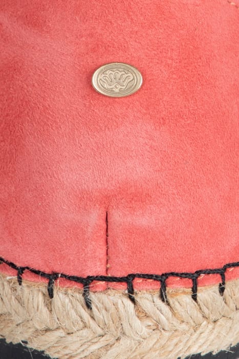 ESPADRILLE SANDALET 2 CM LUXURY SUEDE PINK 4