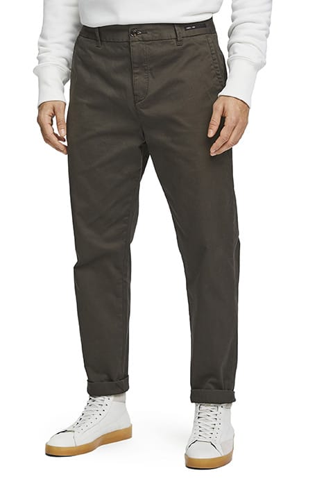 FAVE- CLASSIC TWILL CHINO IN ORGANIC QUALITY ARMY 2