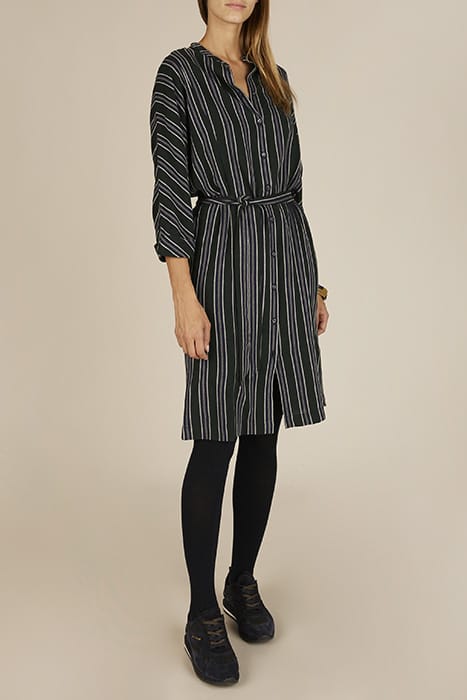 KIMONO SLEEVE SHIRT DRESS GREEN W90057 2