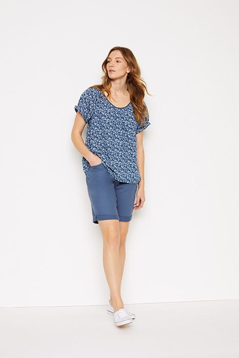 BERMUDA DENIM SHORT DUSTY NAVY 2