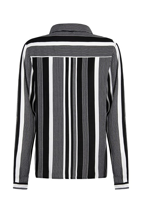BLOUSE OVERSIZED STRIPE BLACK 2