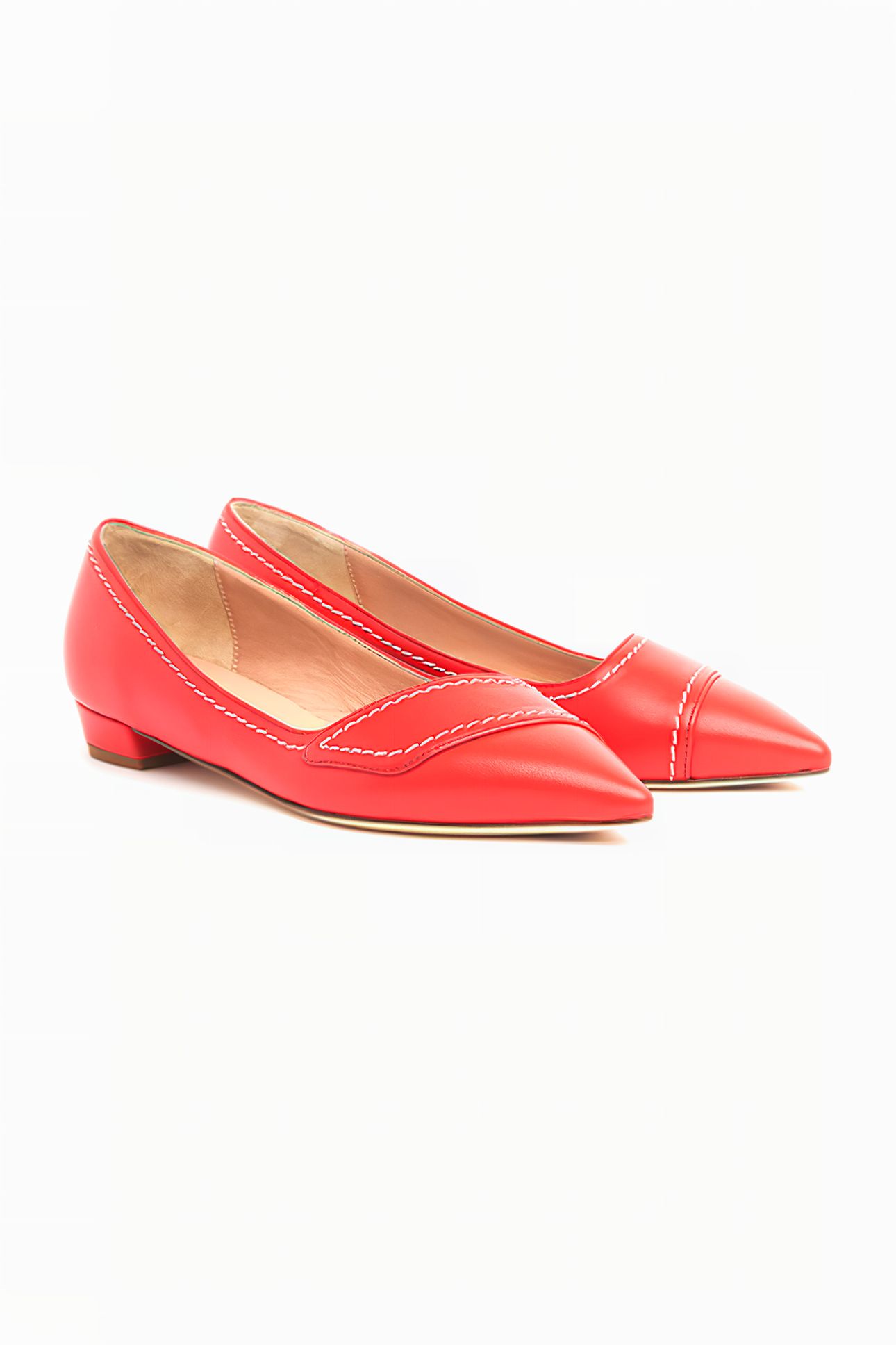 POLLY BALLERINA SHOES RED 3