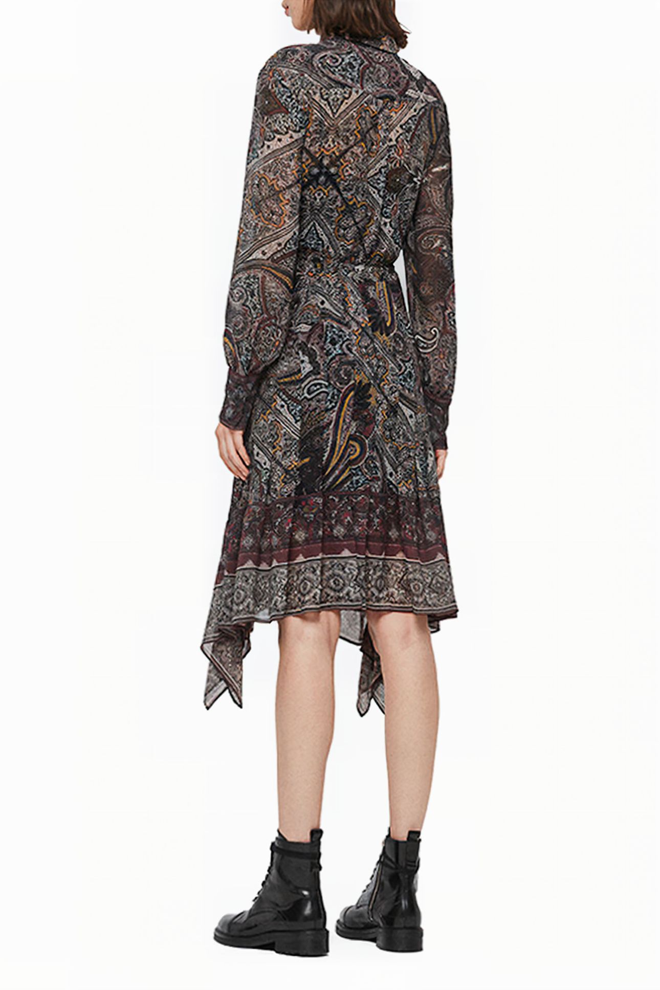 LIZZY SCARF DRESS PURPLE 5