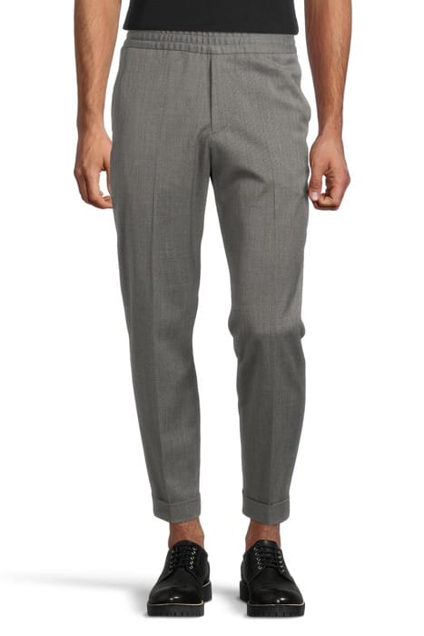 M. TERRY CROPPED TROUSER GREY MEL. 3