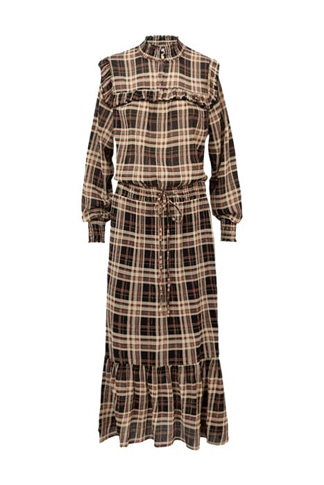 DRESS CRINKLE CHECK BLACK 1