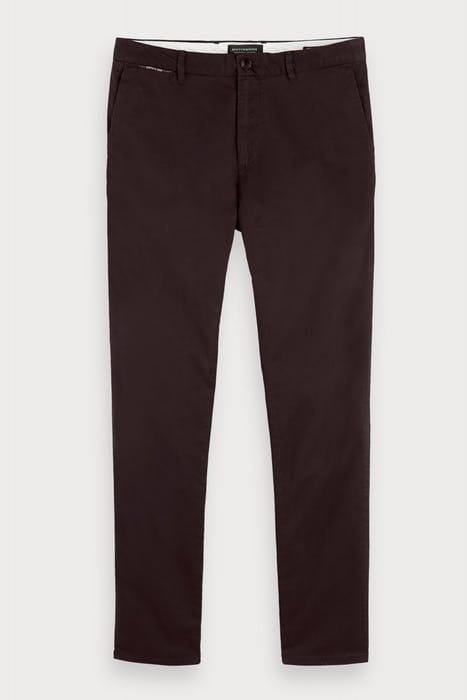 STUART- CLASSIC CHINO COTTON QUALITY  BORDEAUBERGINE 7