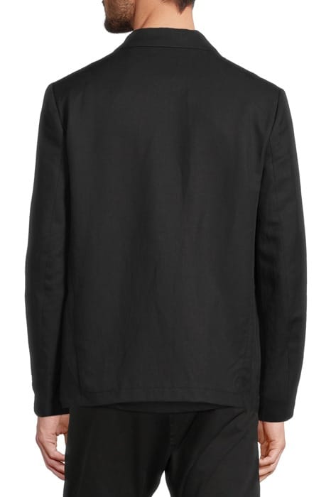 M. HUGH LINEN BLAZER BLACK 3