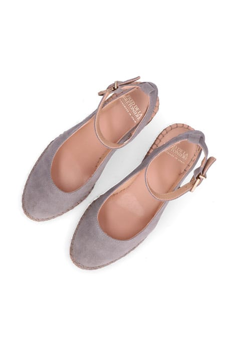 ESPADRILLE 6,5 CM SUEDE GREY 4
