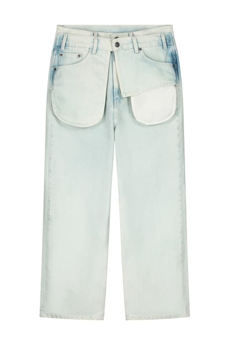 BLEACH DENIM HALART PANTS 4