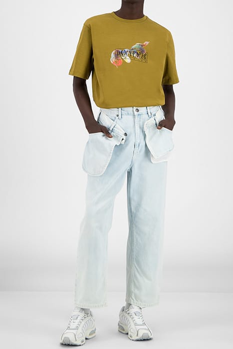 BLEACH DENIM HALART PANTS 1