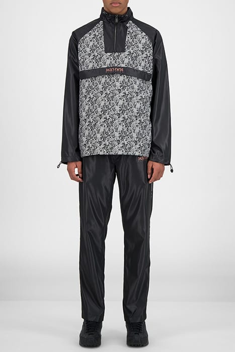 GREY LEAVES BLACK HOLE JACKET 1