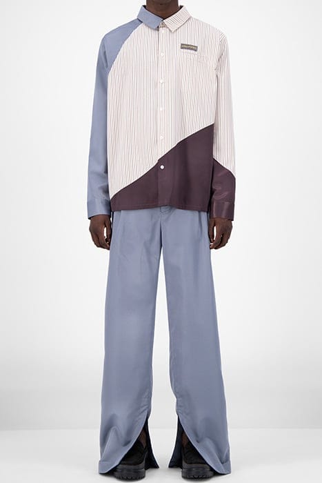 BEIGE STRIPED JADEE SHIRT 1