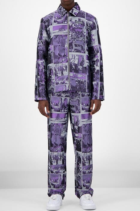 PURPLE COMIC JAMA JACKET 1