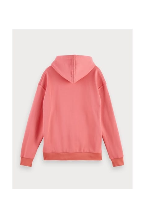 HOODED SWEAT WITH SCOTCH & SODA GRAPHIC PINK SMOOTHIE 2