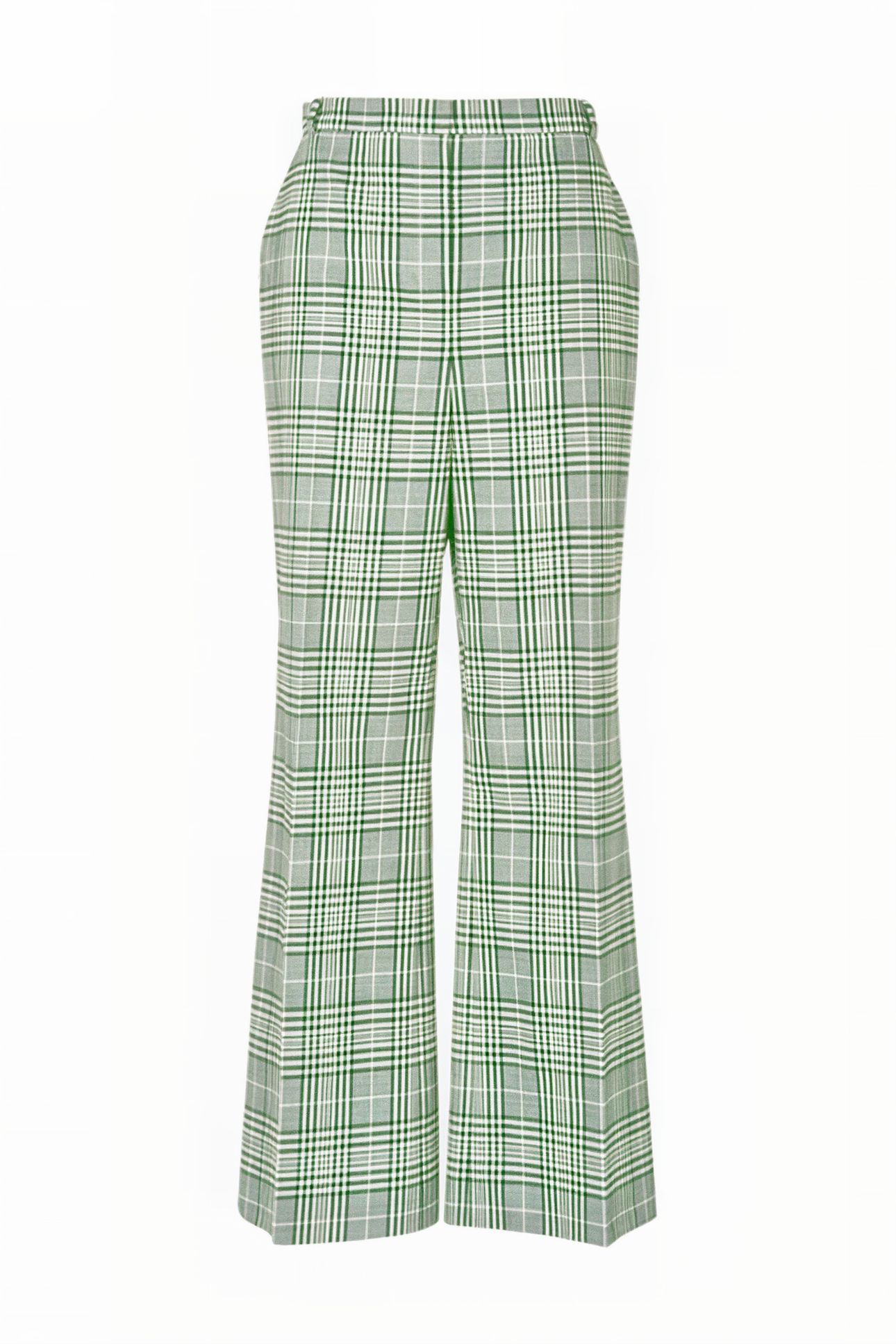FAYE WIDE-LEG & FLARED JEANS  GREEN 4