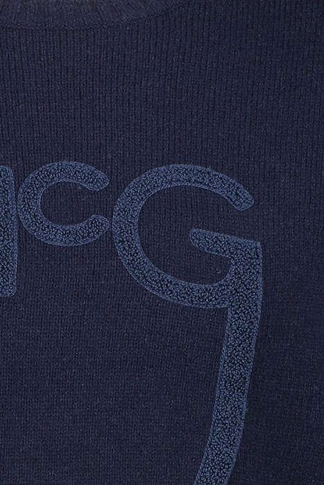 MCG SHIELD TOWEL LOGO CNECK SWEATER BRIGHT NAVY 5