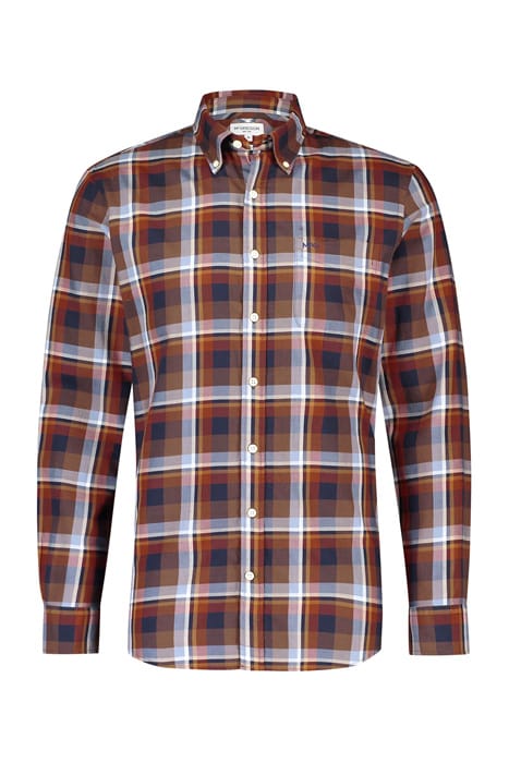 MCG RF ORANGE CHECK SHIRT SQUASH ORANGE 1