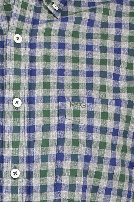 MCG RF MELANGE CHECK SHIRT CYPRESS GREEN 3